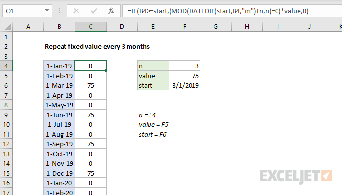 how-to-use-the-repeat-function-in-excel-youtube